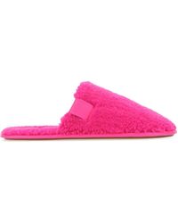 Loewe - Fluo Eco Shearling Slippers - Lyst