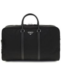 Prada - Recycled Polyamide Luggage And Travel Bag - Lyst