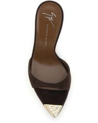 Giuseppe Zanotti - Mules Sandals Intrigo Jewelry Calf Leather - Lyst