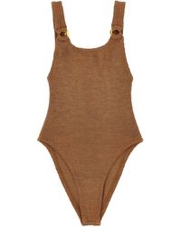 Hunza G - Domino Swim Beachwear - Lyst