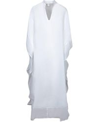 120% Lino - Linen Kaftan Dress - Lyst