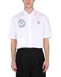 Fred Perry - Shirt With Patch - Lyst