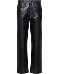 Agolde - Recycled Leather Lana Jeans - Lyst