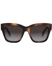 Celine - Cl40253I Triomphe 53K Havana Sunglasses - Lyst