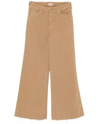 Mother - Wide-Leg Denim Jeans - Lyst