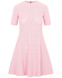 Givenchy - Dress In 4g Jacquard - Lyst