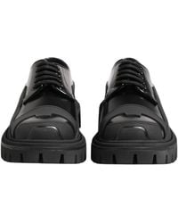 Dolce & Gabbana - Patent Leather Trekking Derby Shoes Calf - Lyst
