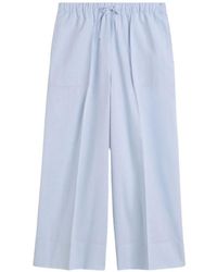 TOTEME - Linen And Cotton Blend Trousers - Lyst