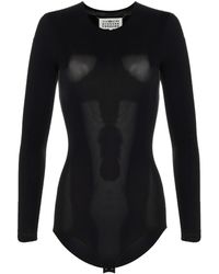 Maison Margiela - Polyamide Bodysuit Clothing - Lyst