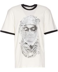 ih nom uh nit - Mask Roses Distressed Print And Logo T-Shirt - Lyst