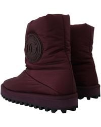 Dolce & Gabbana - Nylon Boots Padded Mid Shoes - Lyst