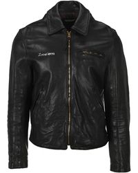 UNDERCOVER JUN TAKAHASHI Zerstoeren Leather Jacket - Black