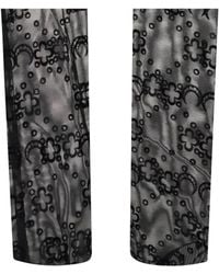 Marine Serre - Recycled Mesh Flocked Tights Polyamide Socks - Lyst