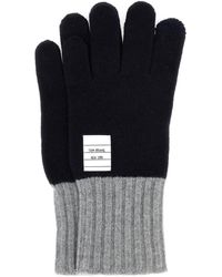 Thom Browne - Two-tone Wool Gloves - Lyst