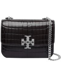 Tory Burch - Small Eleanor Croc Convertible Shoulder Bag - Lyst