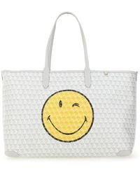 Anya Hindmarch - I Am A Plastic Wink Tote Handbag - Lyst