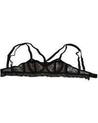 Dolce & Gabbana - Floral Lace Nylon Balconcino Bra Underwear Viscose Clothing - Lyst
