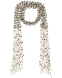 Dries Van Noten - 09000-Neckl.W261-1911 Q.046 Neckl. Gls Pc Pvc Abs Br Sciarpa - Lyst