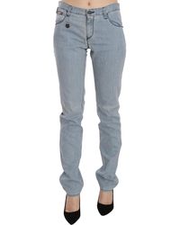 CoSTUME NATIONAL - Mid Waist Skinny Denim Jeans Cotton Clothing - Lyst