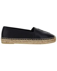 Saint Laurent - Black Lamb Ovis Aries Aries Espadrilles - Lyst