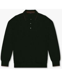 Larusmiani - Long Sleeve Polo Shirt Polo Shirt - Lyst