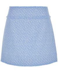 Dolce & Gabbana - Light A-Line Mini Skirt - Lyst