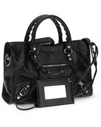 Balenciaga - Handbag Le City Lambskin Shoulder Bags - Lyst
