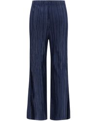 GONGDID DESIGN - Corduroy Palazzo Pants Polyester - Lyst