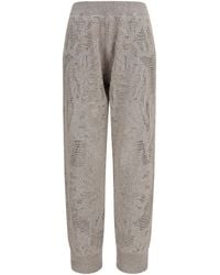 Brunello Cucinelli - Track Dazzling Water Lillies Pants - Lyst