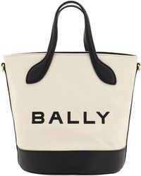 Bally - Elegant Monogram Bucket Bag - Lyst
