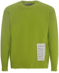 Amaranto - Sweater Made Of Wool Blend - Lyst