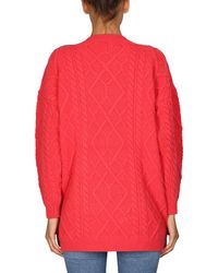 Stella McCartney - Wool Crew Neck Sweater Virgin Jumpers - Lyst