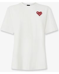 Pinko - Cotton T-Shirt With Logo - Lyst