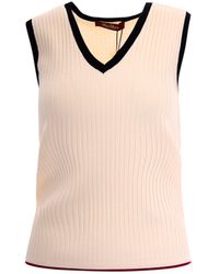 Max Mara - Sleeveless Viscose Top - Lyst