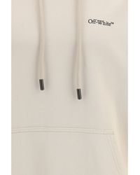 Off-White c/o Virgil Abloh - Skate Hoodie Half Arrows Cotton Sweatshirts - Lyst