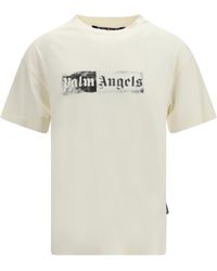 Palm Angels - Stamp T-Shirt With Logo - Lyst