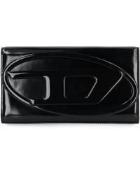 DIESEL - Leather Wallet On Chain — Cow Hide Clutch Bags - Lyst