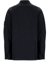 Stone Island - Cotton Overshirt Shirt - Lyst