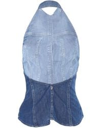 Dondup - Denim Top Cotton Elastane Shirt - Lyst