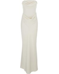 ROTATE BIRGER CHRISTENSEN - Long Sleeveless Dress Polyester - Lyst