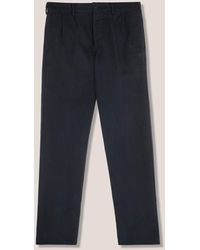 Doppiaa - Aalghero Straight-Leg Pleated Cotton-Flannel Trousers - Lyst