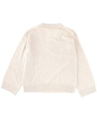 Ganni - Ganni Logo Wool Blend Sweater - Lyst