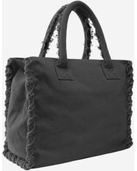 Pinko - Shopper Bag Cotton Handbags - Lyst