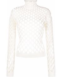 Valentino - Cut-Out Knitted Jumper Clothing - Lyst