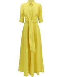 Sara Roka - Marysole Long Dress Silk - Lyst