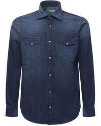 Sartorio Napoli - Texas Cotton Denim Shirt - Lyst