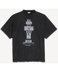 Balenciaga - Oversized T-Shirt T-Shirts And Polos - Lyst