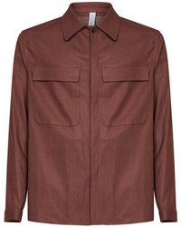 Hevò - Overshirt Specchiolla Linen Blend - Lyst