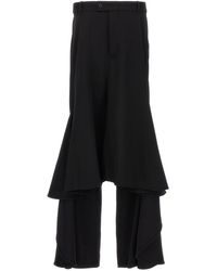 Balenciaga - Deconstructed Godet Skirts Black - Lyst