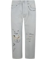 Golden Goose - Distressed Effect Jeans - Lyst